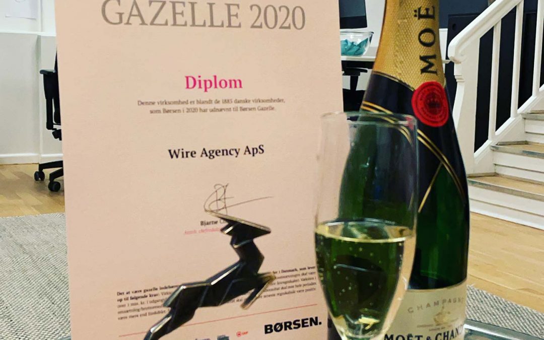 Wire Agency vinder Børsen Gazelle pris